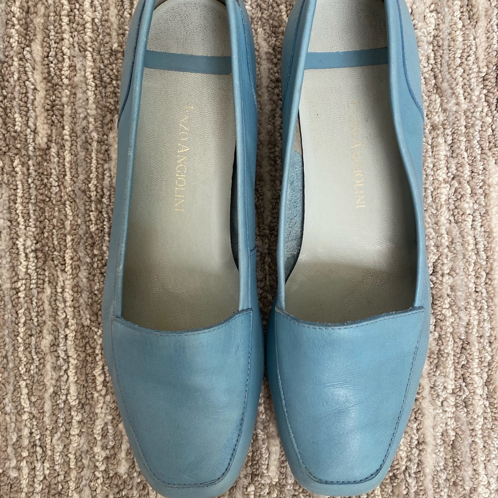 Enzo Angiolini Women's Light Blue Flats Size 6